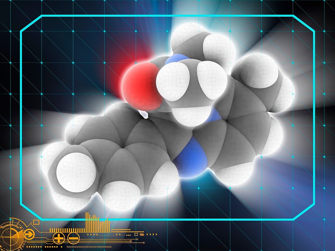 Zolpidem drug molecule