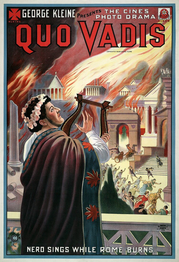 Quo Vadis film poster,1913