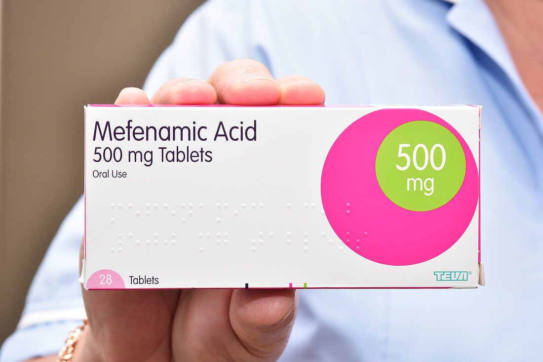 Mefenamic acid drug packaging
