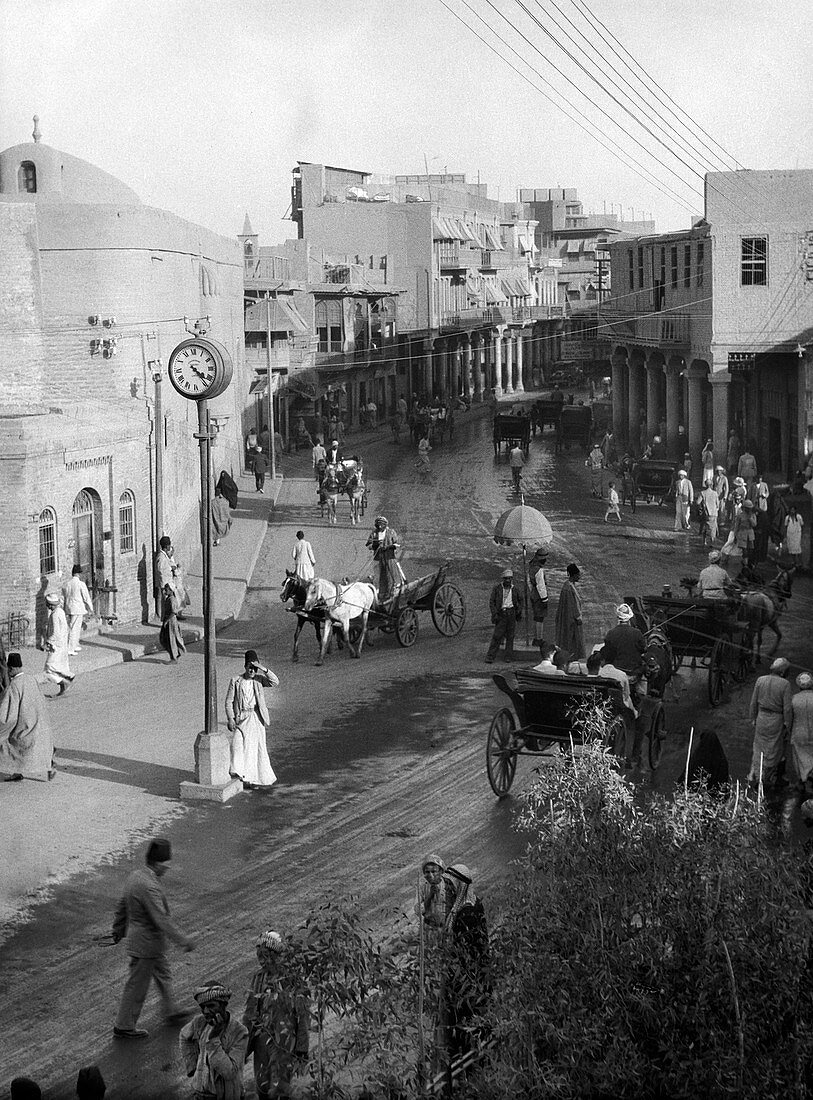 Baghdad street scene,1932