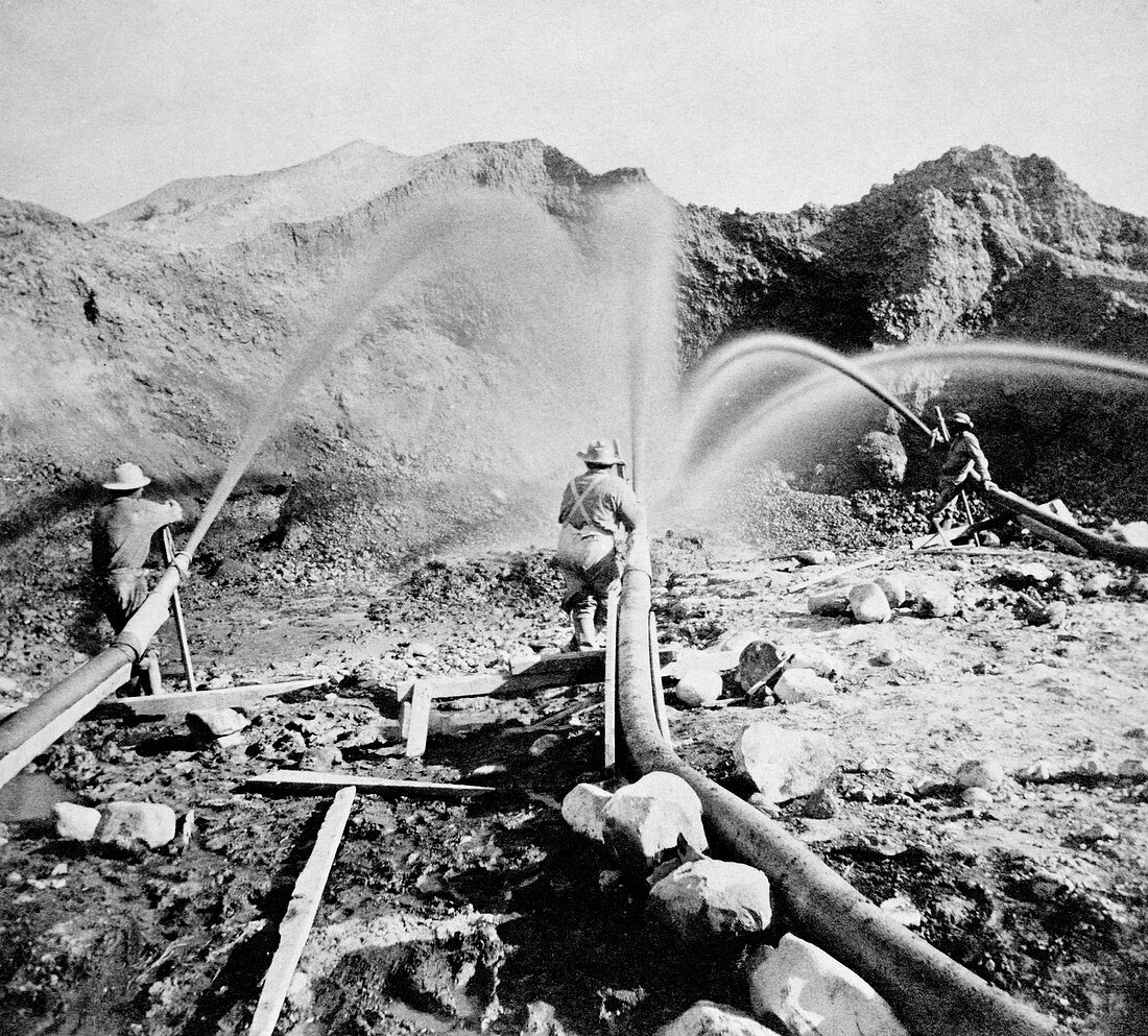 Hydraulic mining,1866