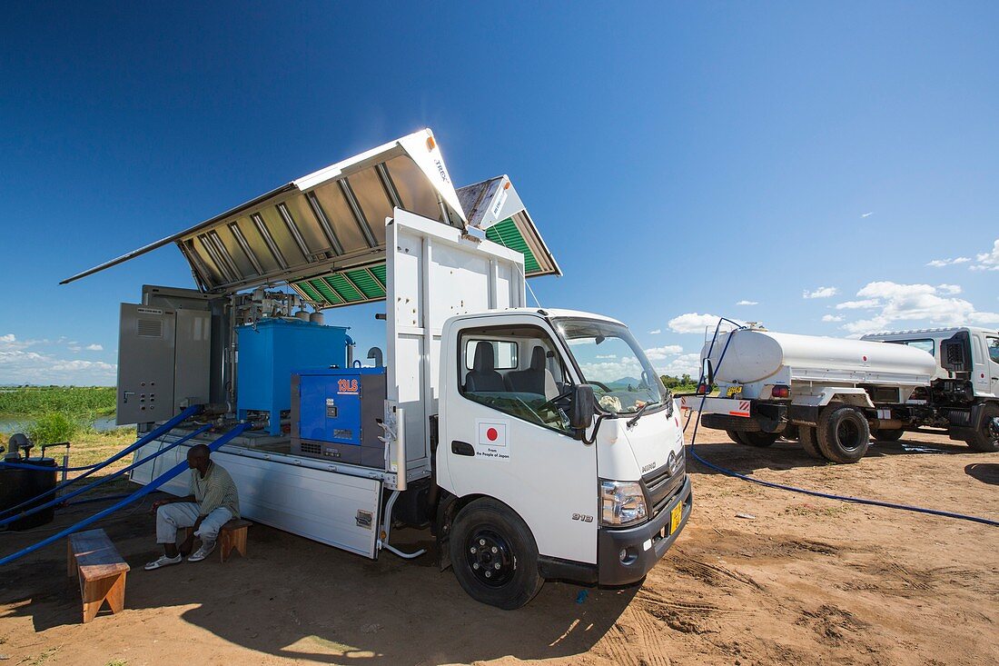 Water purification truck,Malawi