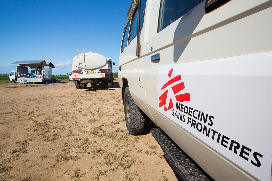Medecins Sans Frontieres truck