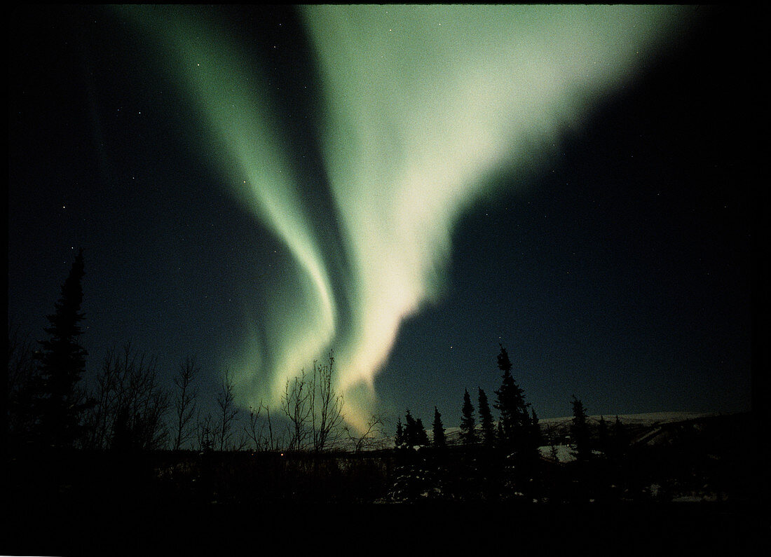 Aurora borealis,Alaska