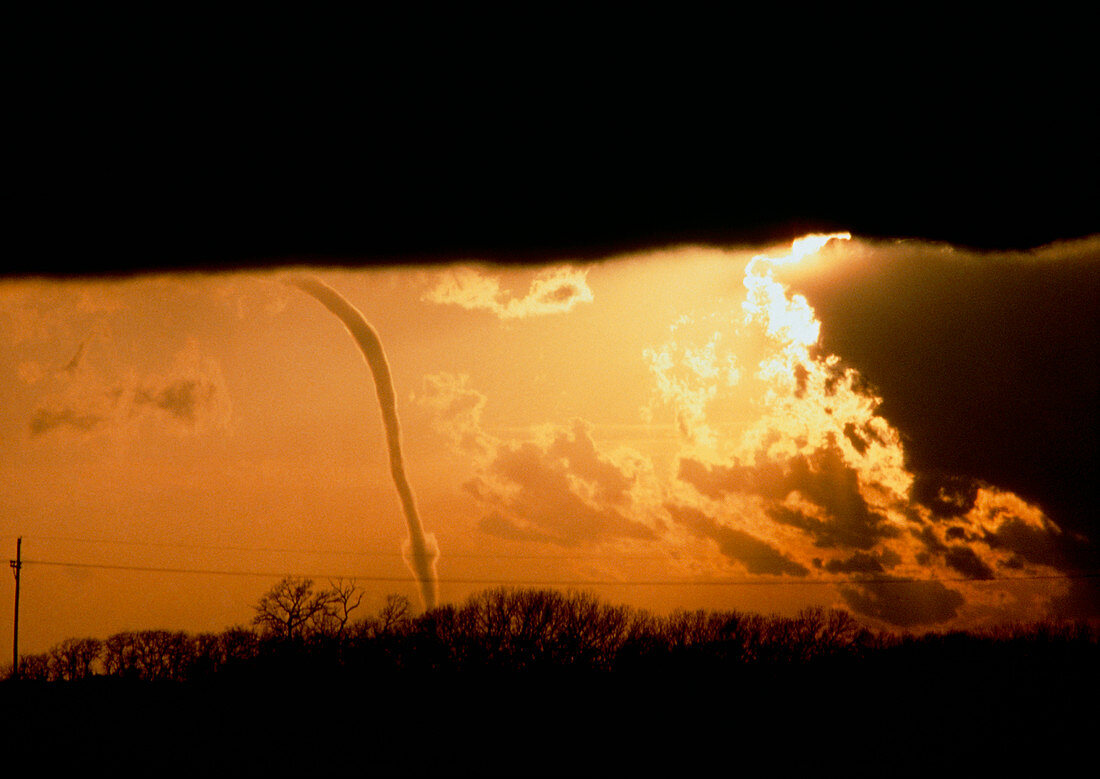 Tornado,Caldwell Kansas,13 March 1990