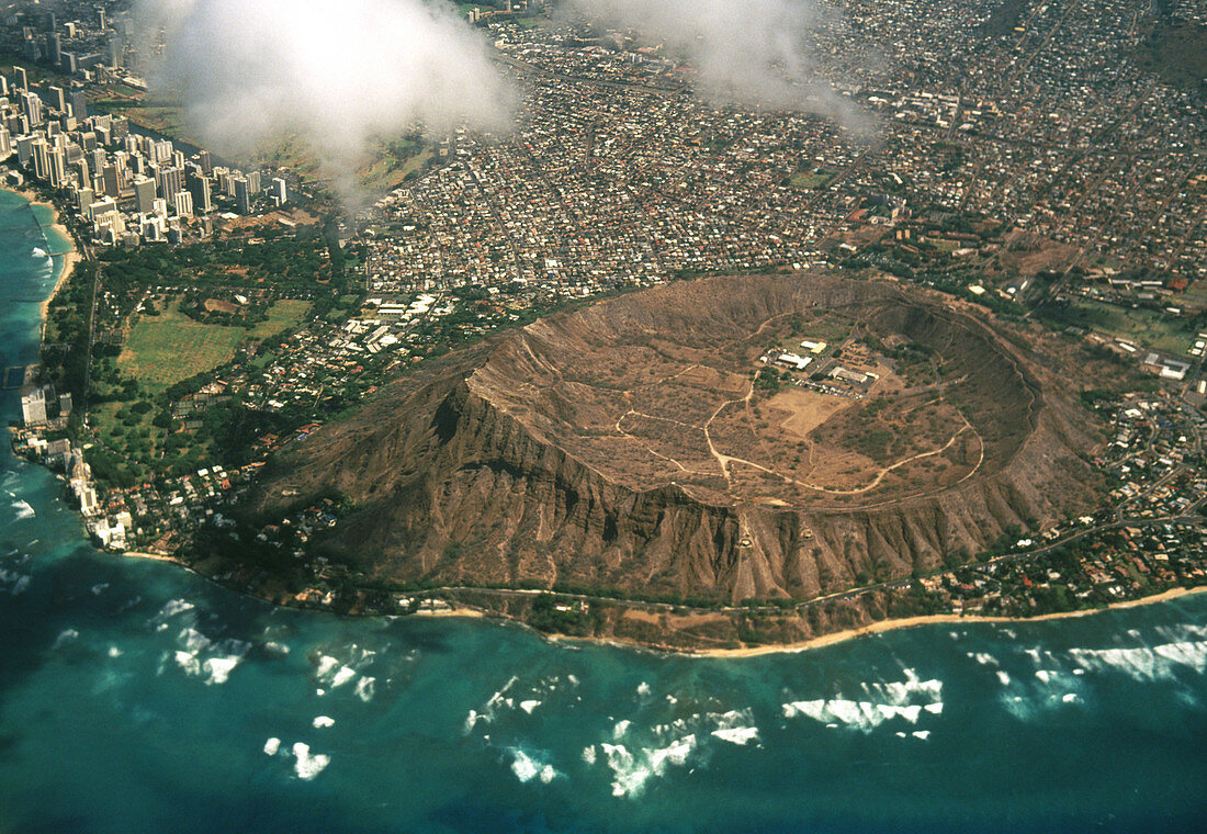 Diamond Head crater,Hawaii