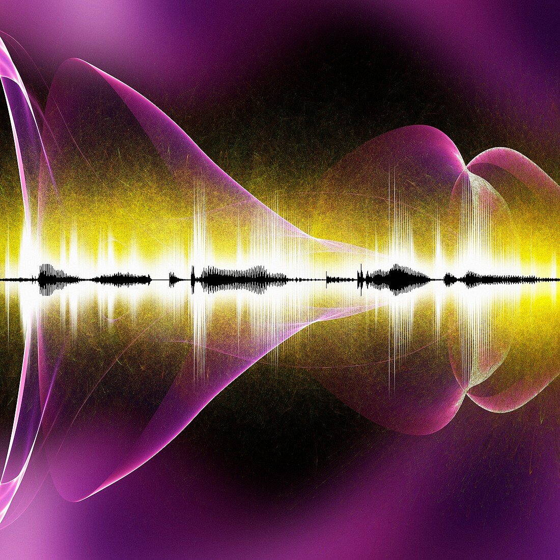 Abstract sound waves