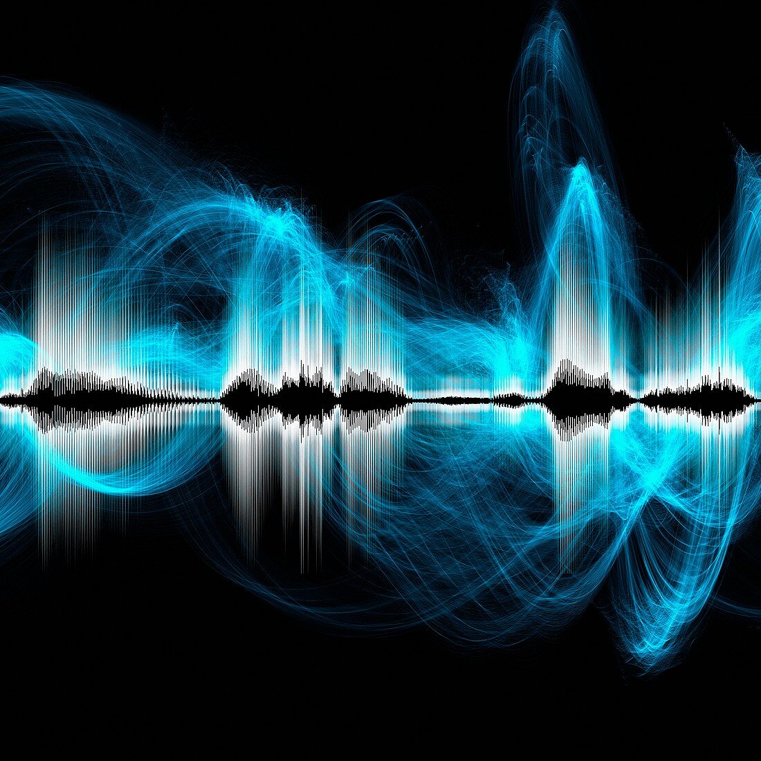 Abstract sound waves