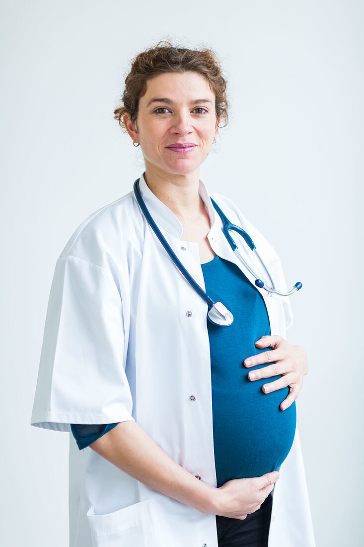 Pregnant doctor