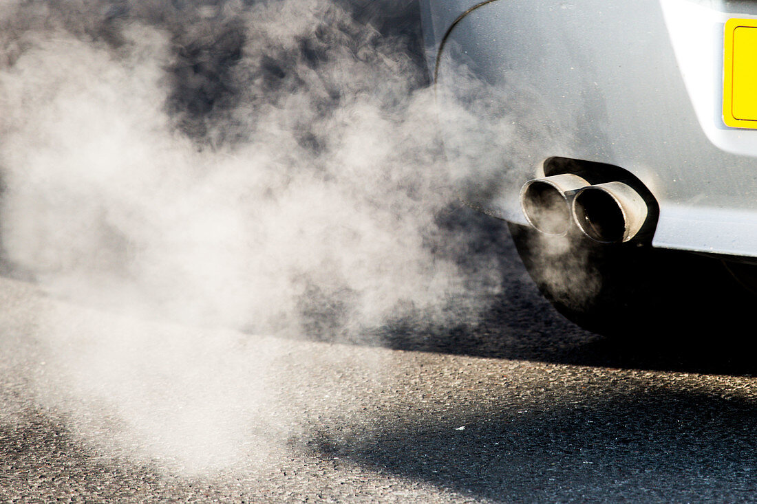 Motor vehicle exhaust gases
