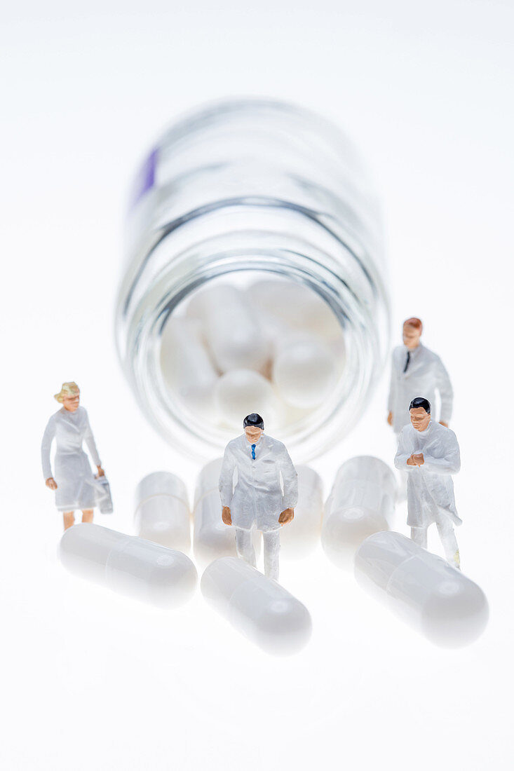 Conceptual image of pharmaceutical industry