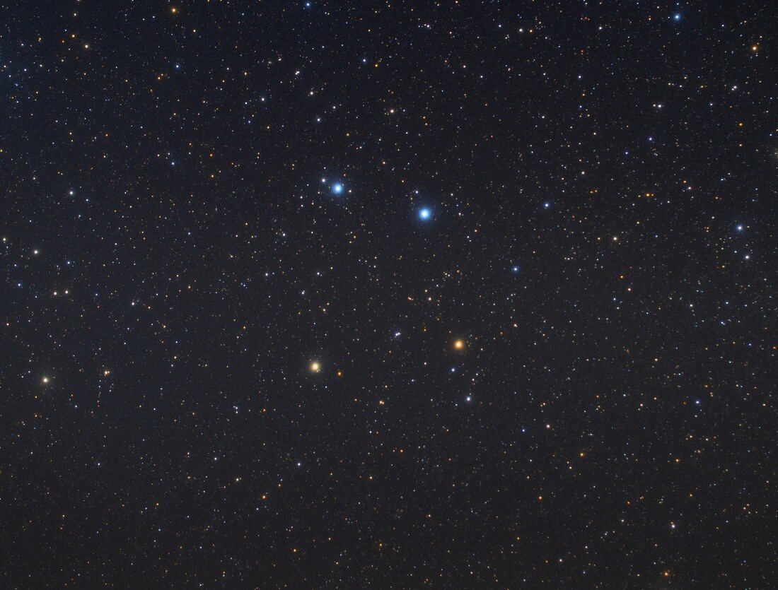 Corvus constellation, optical image