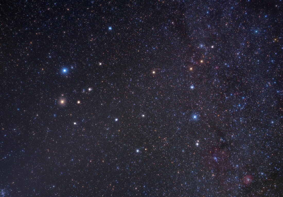 Gemini constellation, optical image