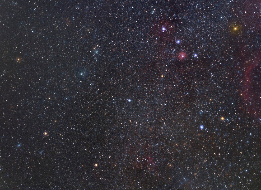 Monoceros constellation, optical image
