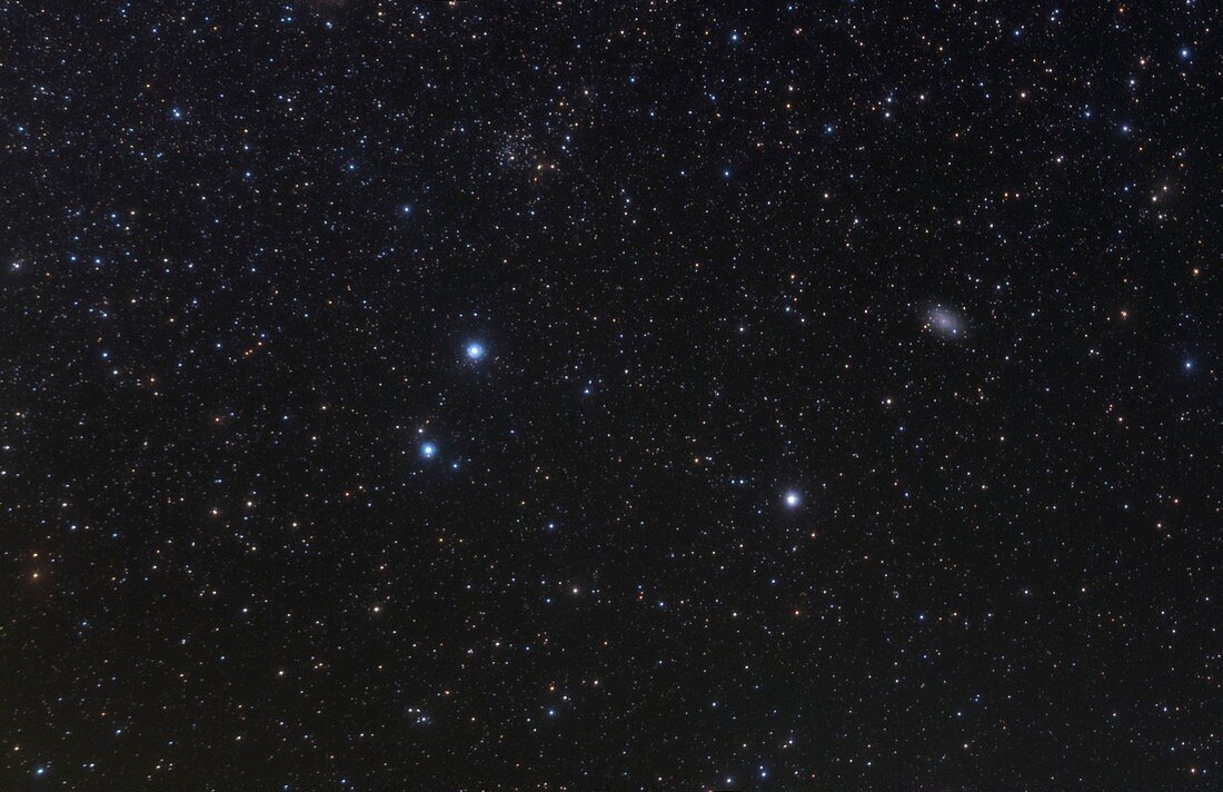 Triangulum constellation, optical image