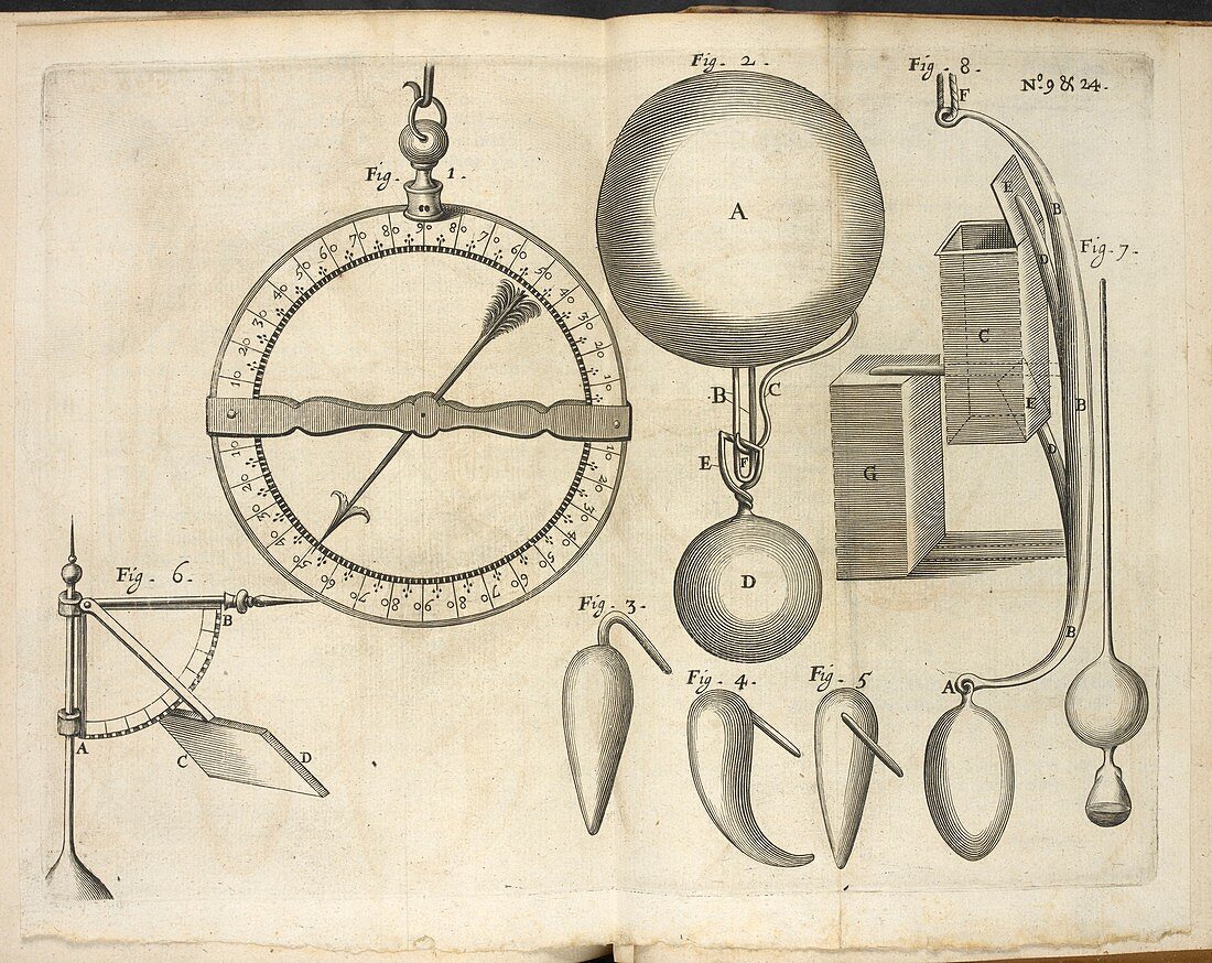 Illustration page from Philosophical Transactions, 1667