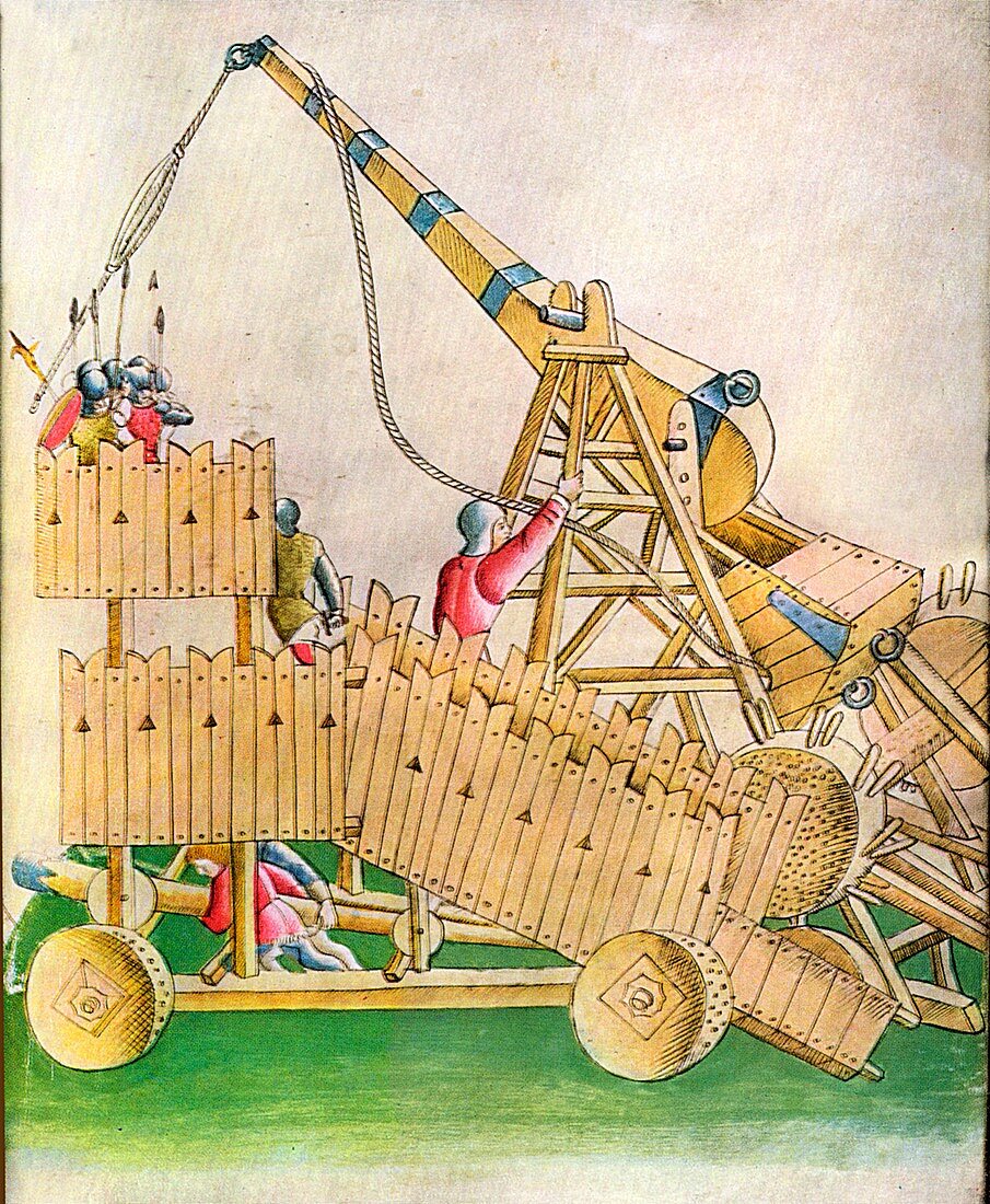 Assault by Medieval Siege Weapon