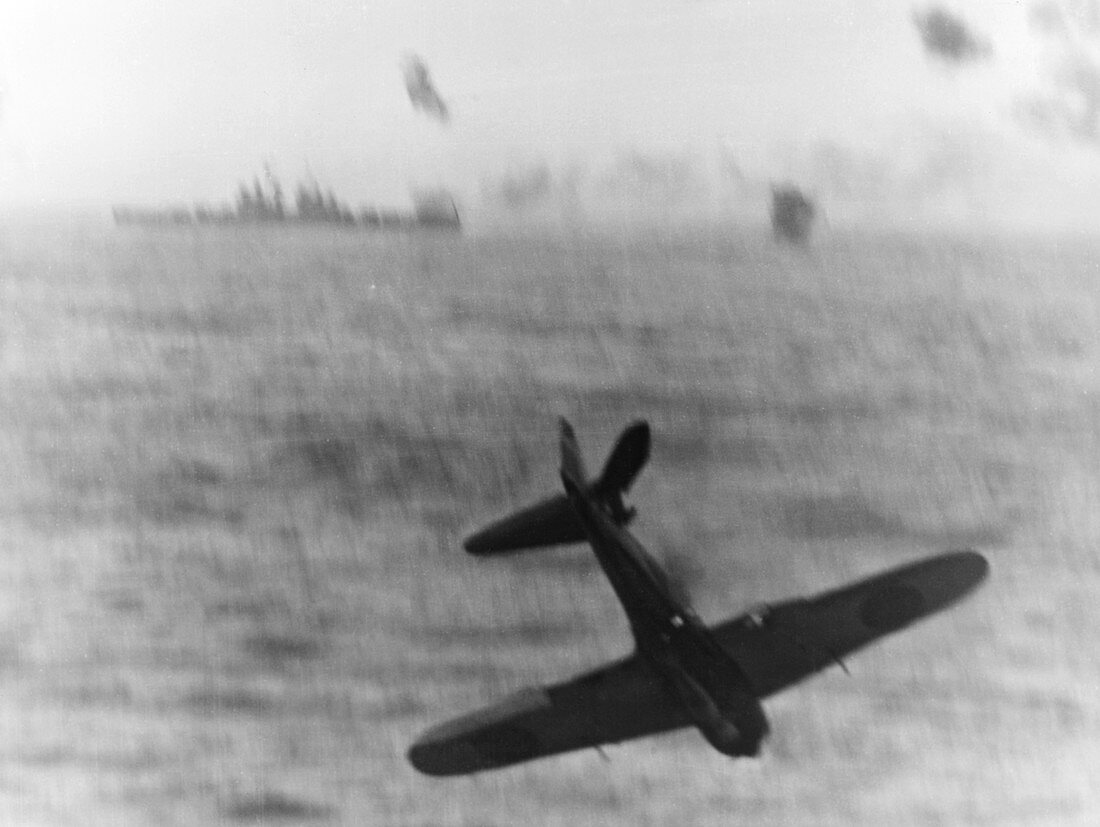 Kamikaze attack in World War II