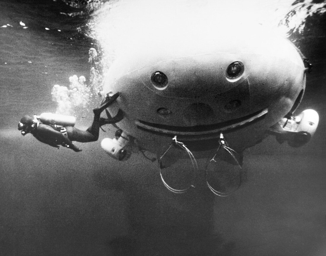 Deep Quest rescue submersible, 1968
