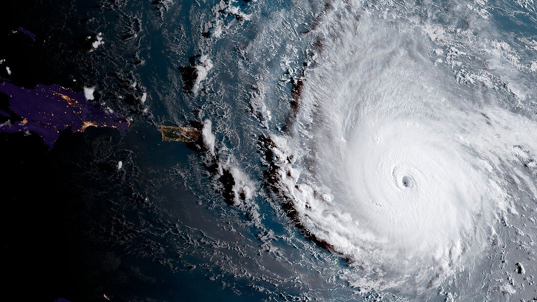 Hurricane Irma, satellite image