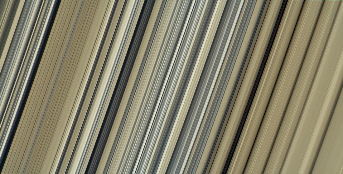 Saturn's rings, Cassini image