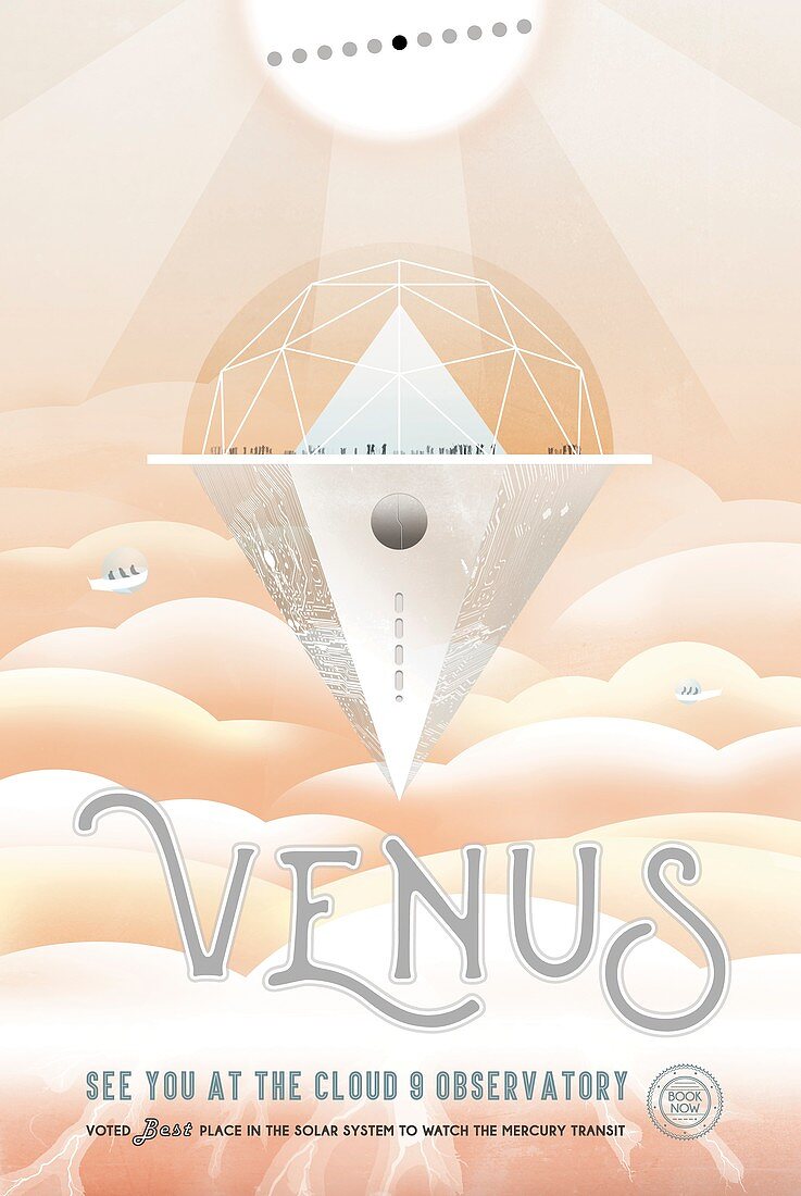 Poster for astronomy observations on Venus