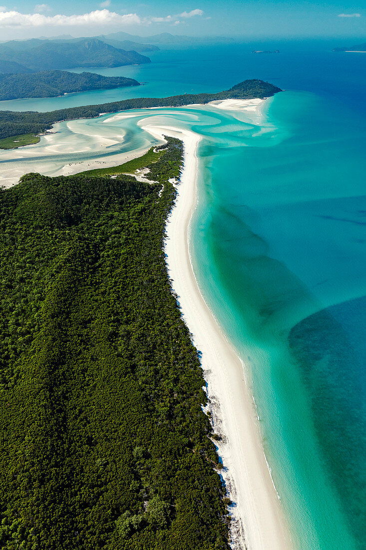 Whitehaven Beach, Australia, aerial photograph