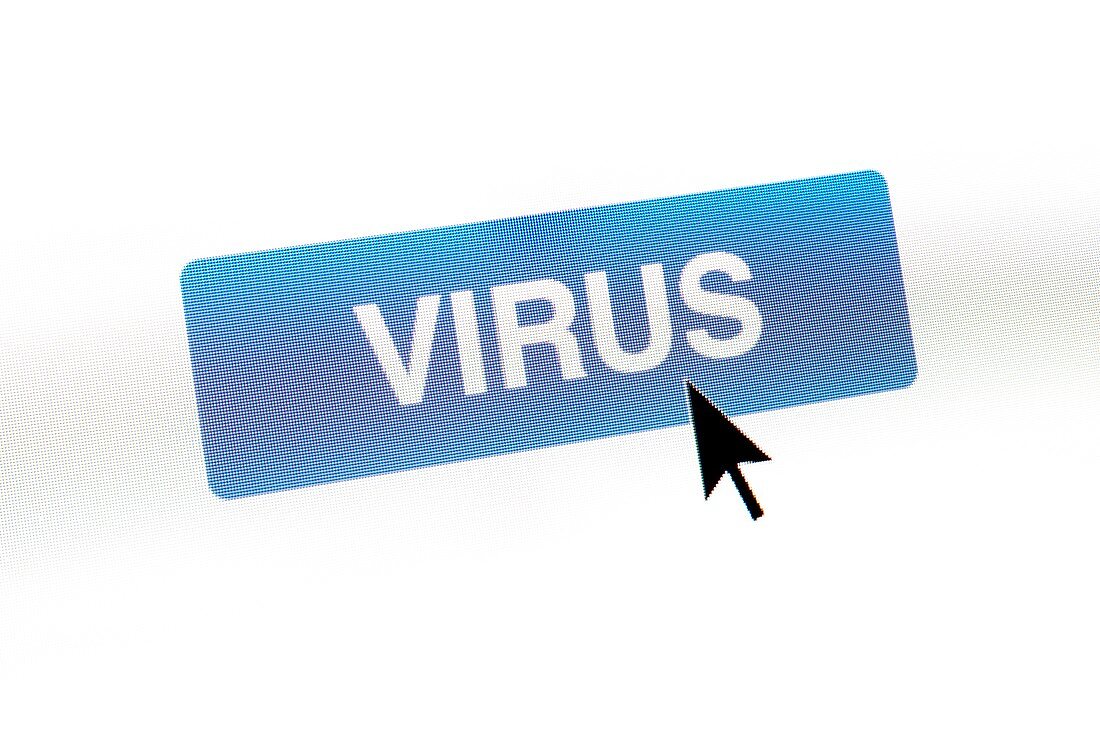 Computer virus, conceptual image
