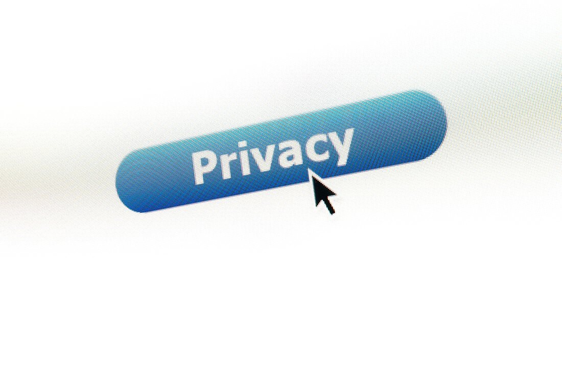 Online privacy, conceptual image