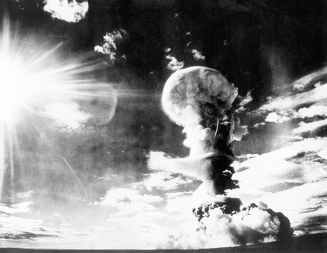 1950s Soviet atom bomb test at Semipalatinsk