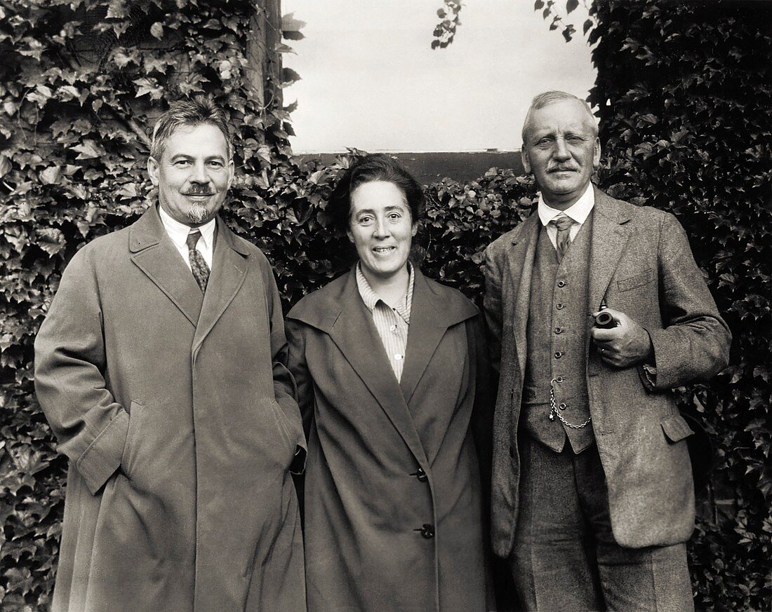 Nicolai Maximov, Tatiana Maximova and John Briquet