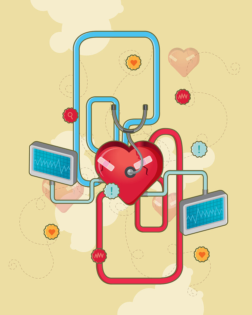 Cardiology, illustration