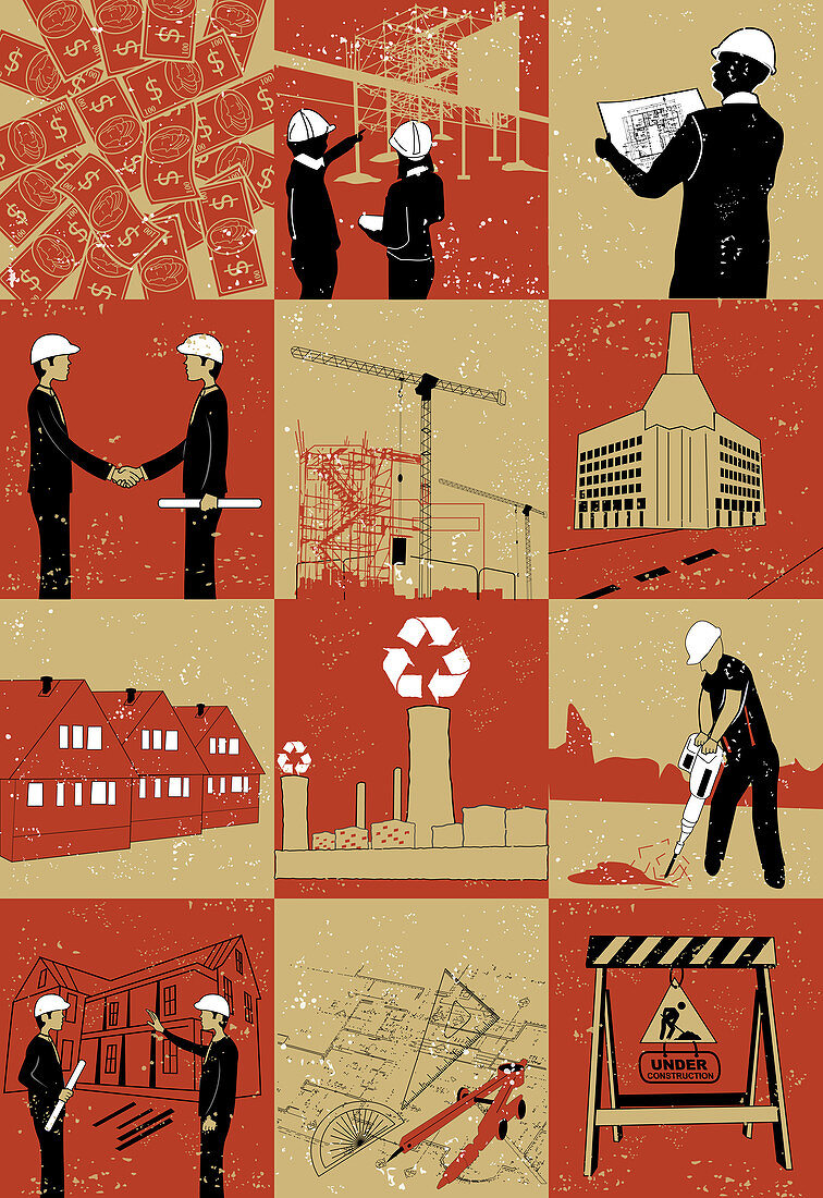 Illustration of construction