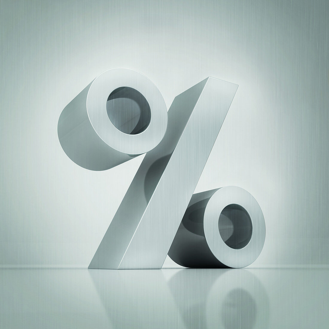 Illustration of percentage sign
