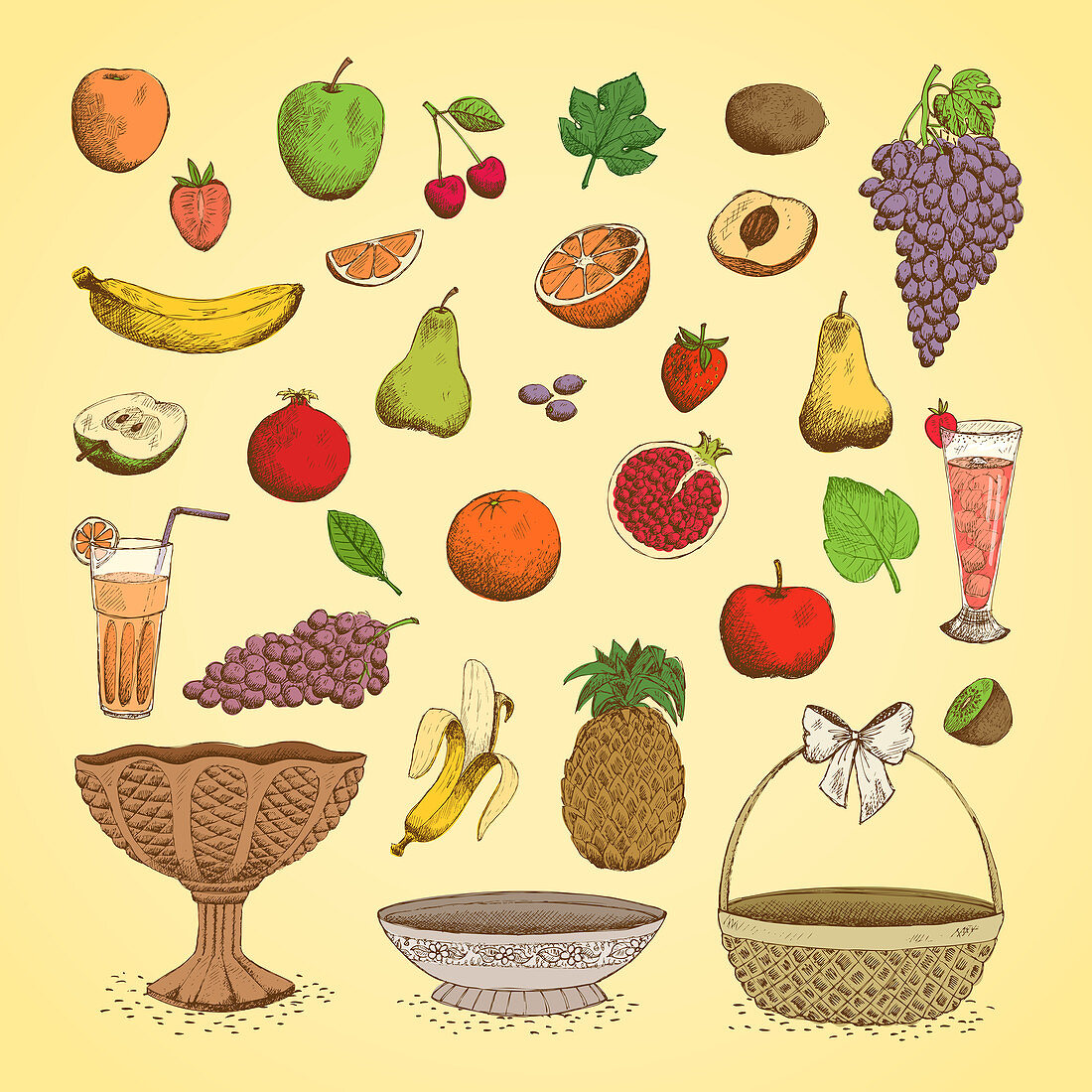 Fruits, illustration