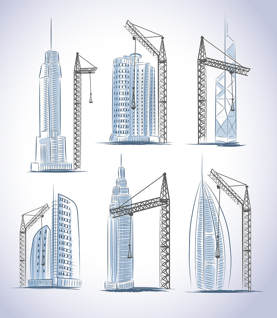 Skyscrapers, illustration