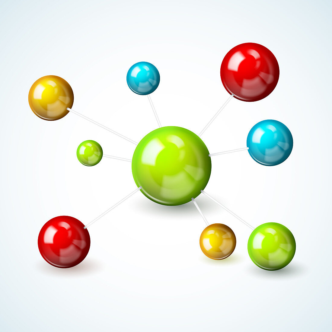 Molecular structure, illustration