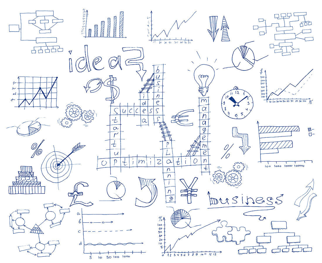 Business ideas, illustration