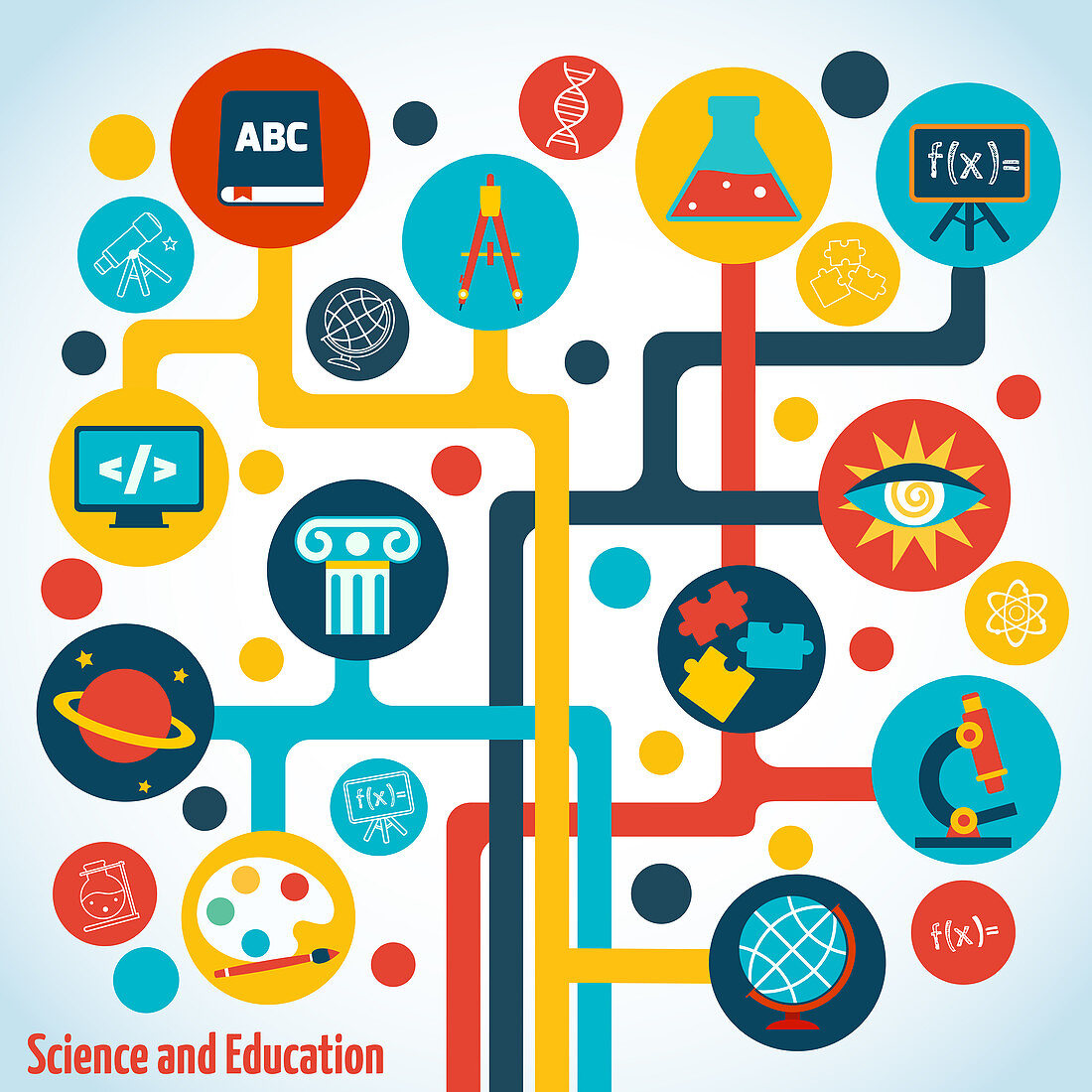 Science education, illustration