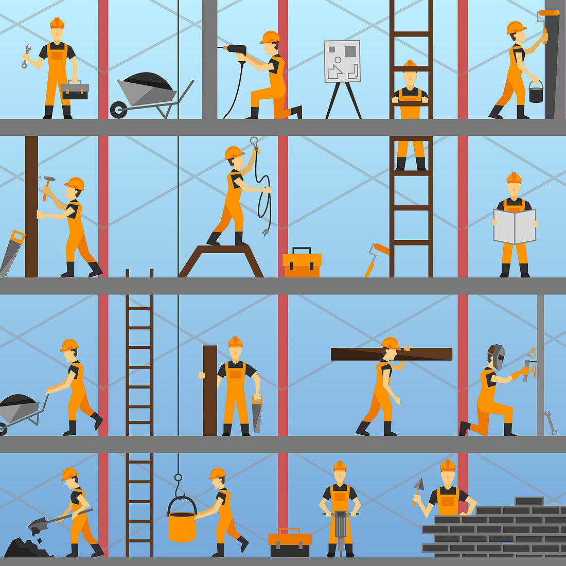 Construction, illustration