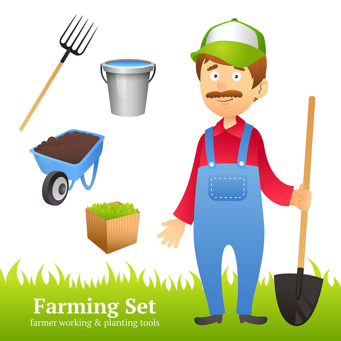 Farming, illustration
