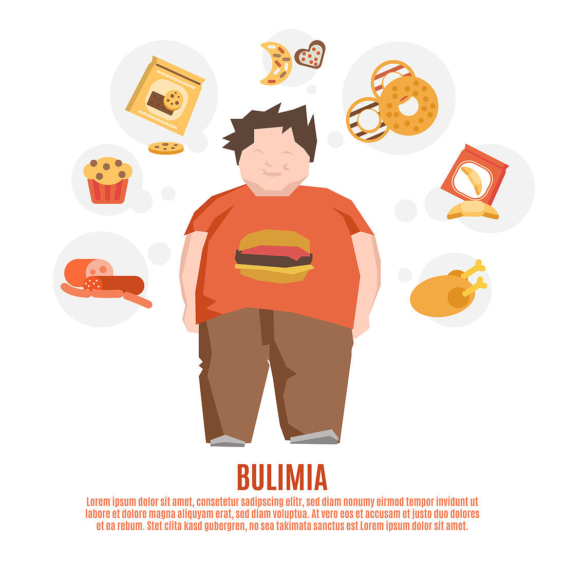 Bulimia, illustration