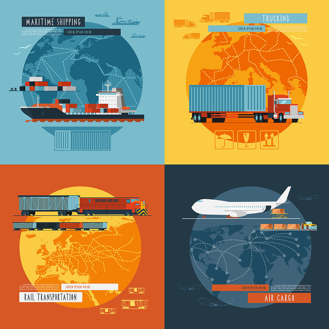 Logistics, illustration