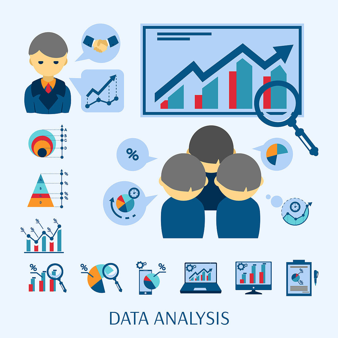 Data analysis, illustration