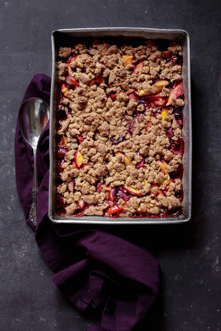 Gluten Free Stone Fruit Cobbler