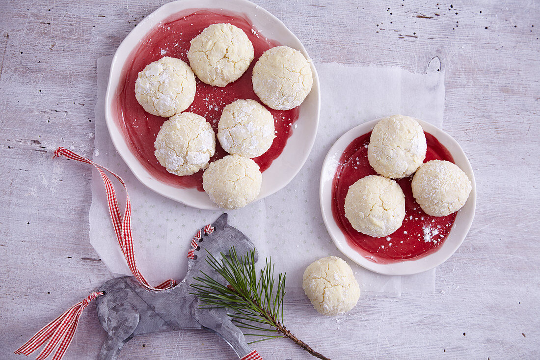 Limoncello-Kugeln (Weihnachtsgebäck, Italien)