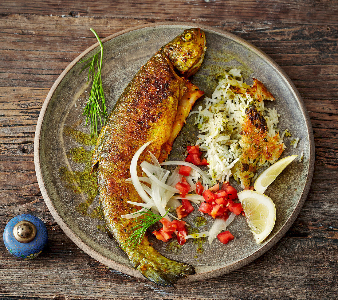 Mahi - Persian-style fried fish