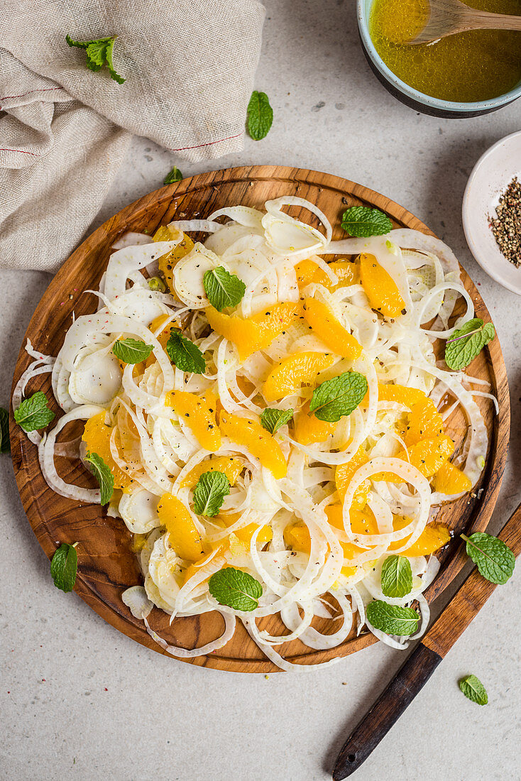 Fennel and orange salad