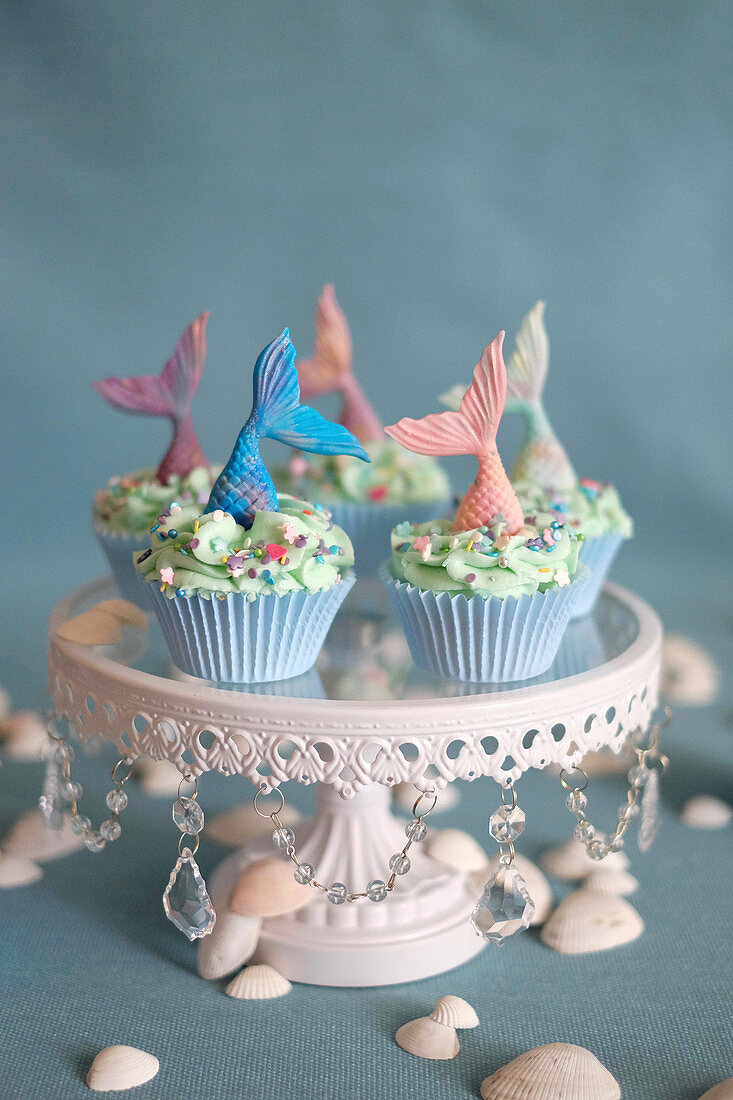 Meerjungfrau-Cupcakes
