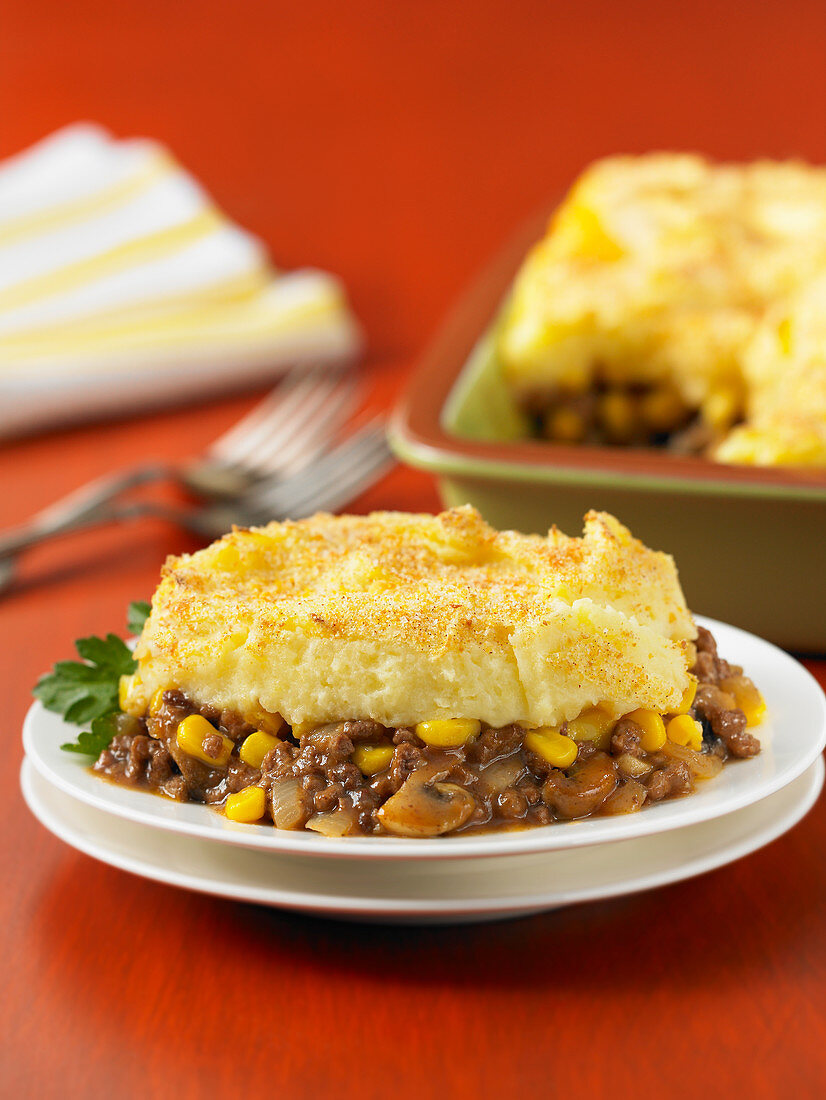 Shepherds pie with sweetcorn